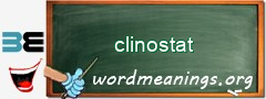 WordMeaning blackboard for clinostat